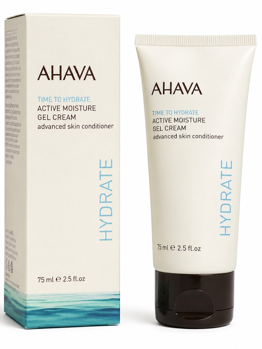 AHAVA Time To Hydrate Active Moisture Gel Cream 75ml - BNIB-Factory Sealed